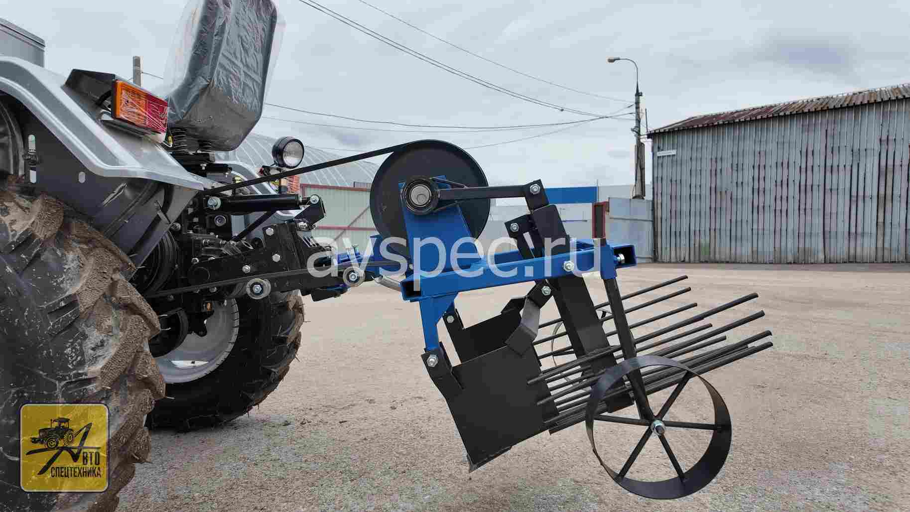 Картофелекопалка КВ - 03 со смещением для мини-тракторов